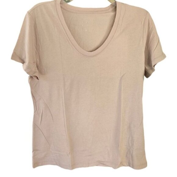 a new day Tops - A New Day Beige Scoop Neck Tee New XS